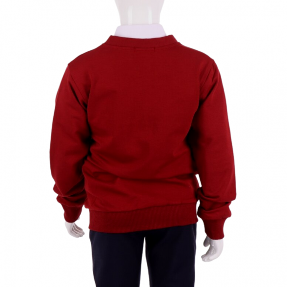 MAMAJUM bordinis mokyklinis džemperis su sagomis 122-182 cm 2